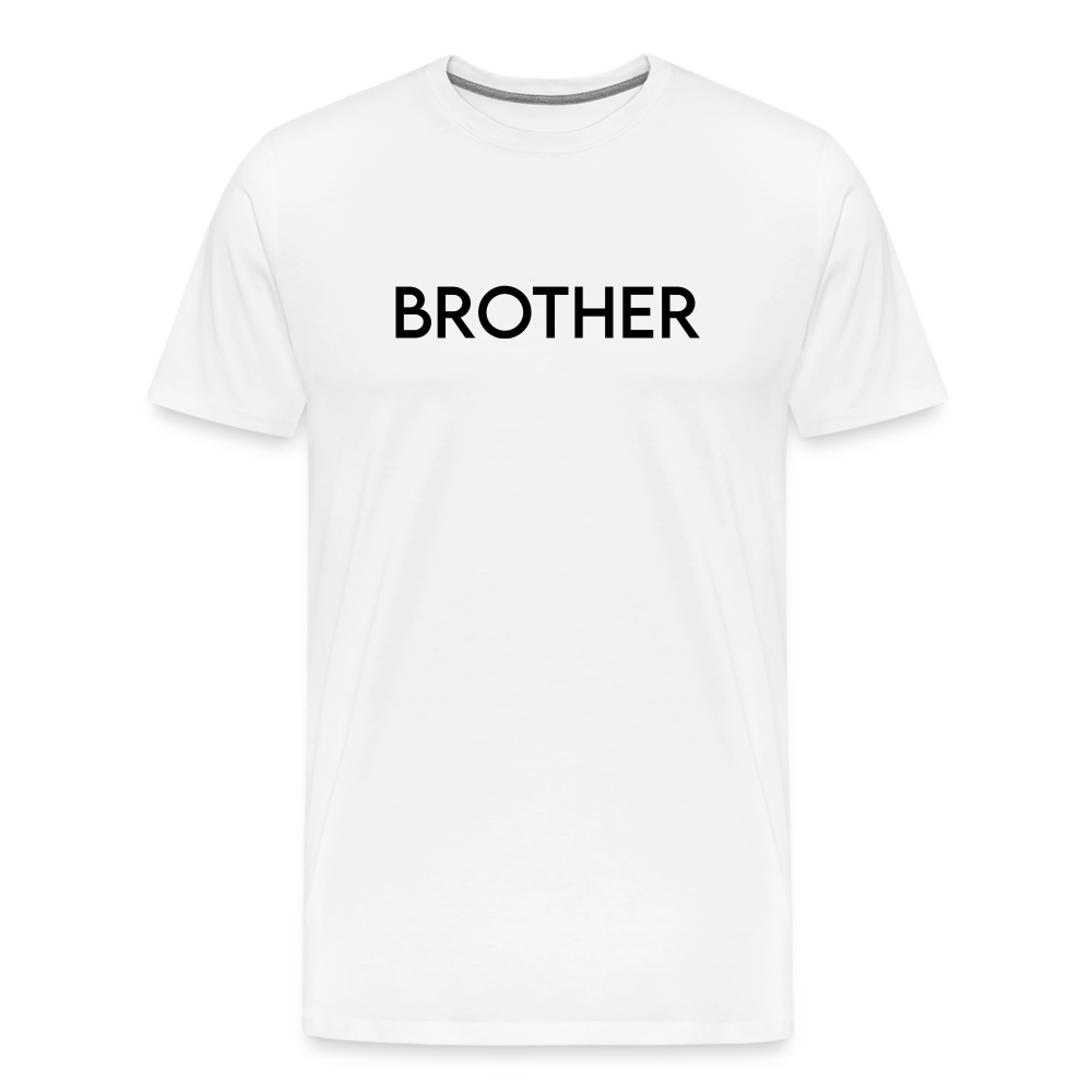 Men's Premium T-Shirt -LM_BROTHER - white