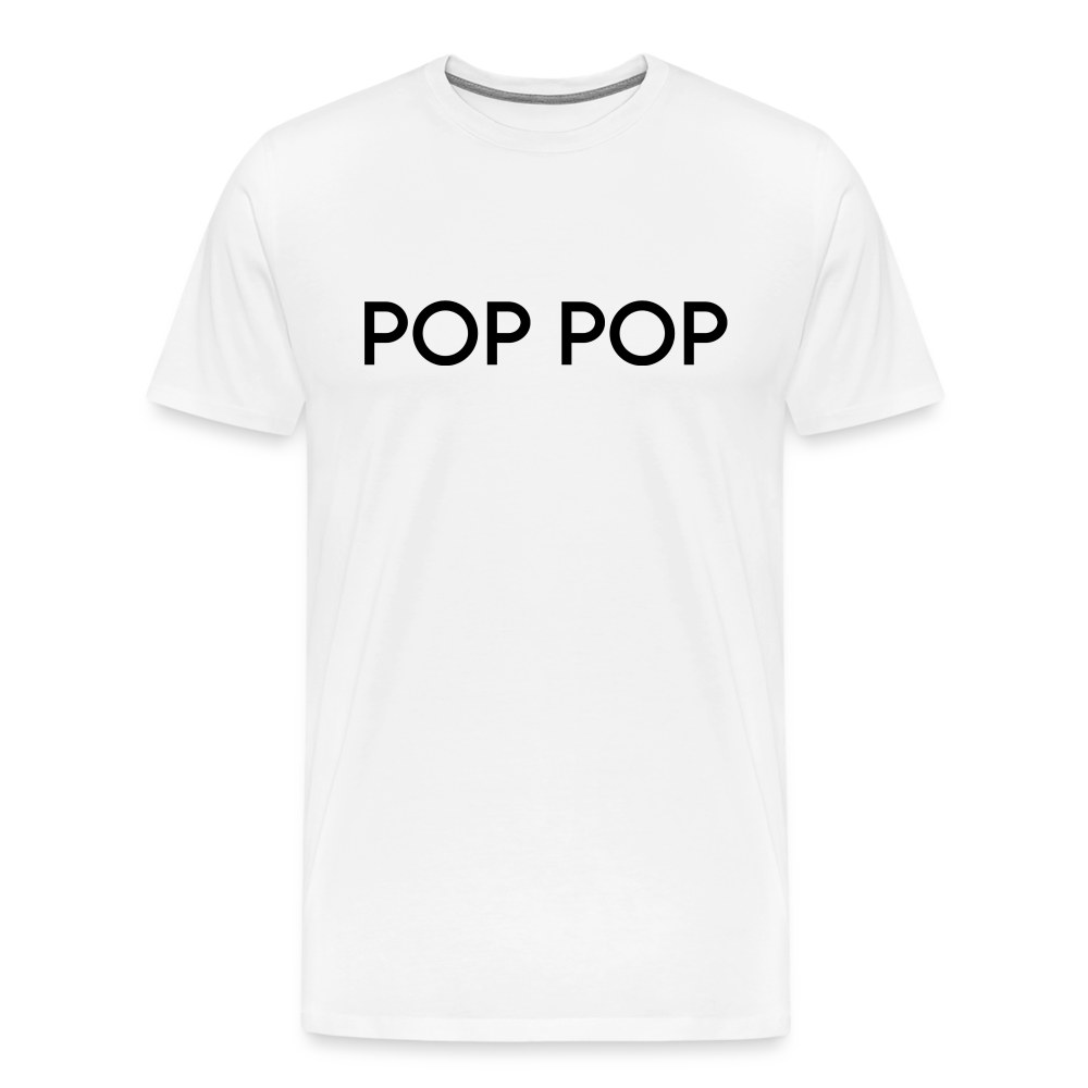 Men's Premium T-Shirt- LM- POPPOP - white