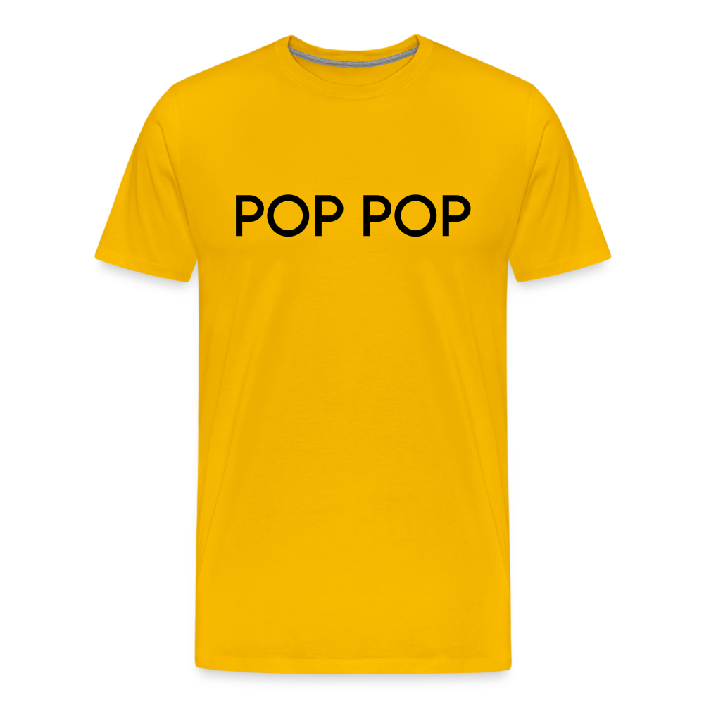 Men's Premium T-Shirt- LM- POPPOP - sun yellow