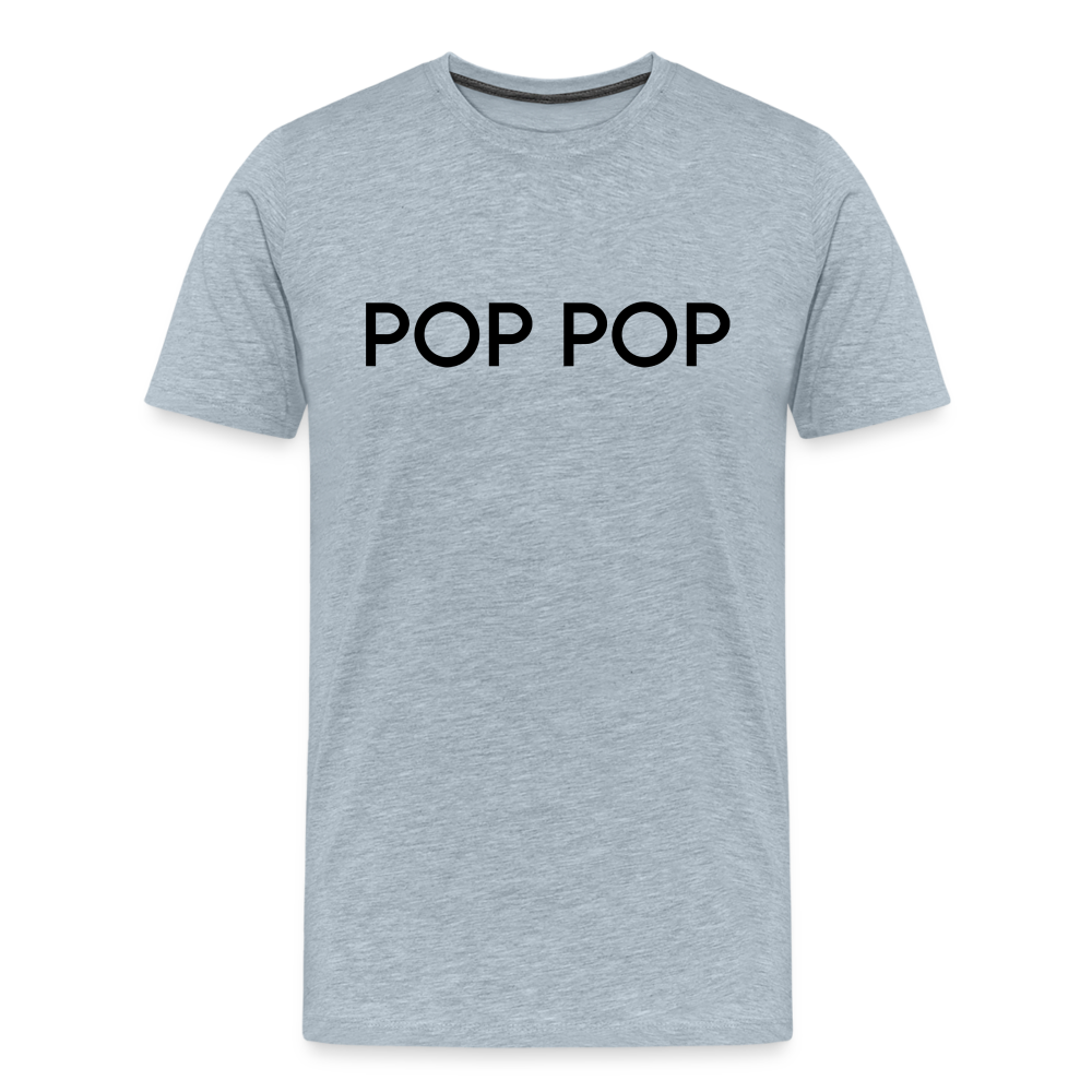 Men's Premium T-Shirt- LM- POPPOP - heather ice blue