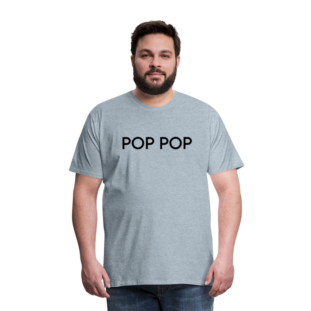 Men's Premium T-Shirt- LM- POPPOP - heather ice blue