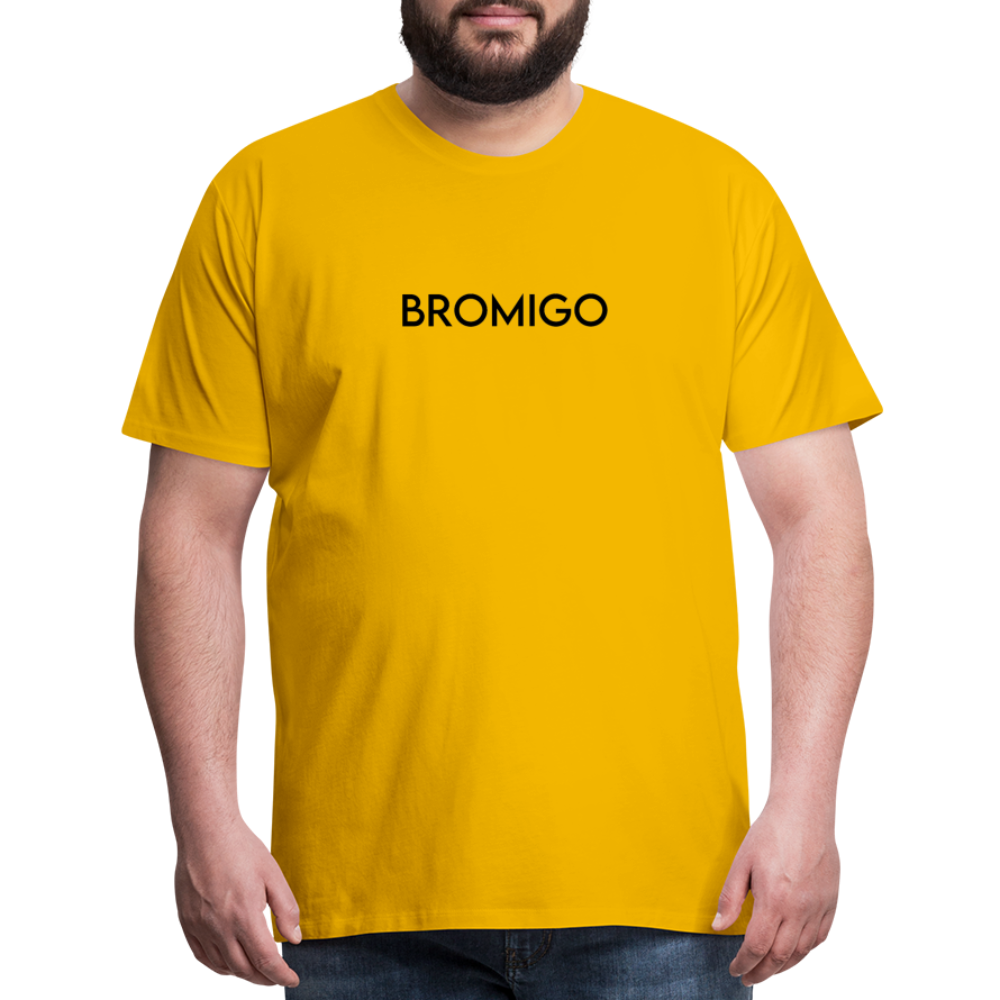 Men's Premium T-Shirt- LM- BROMIGO - sun yellow