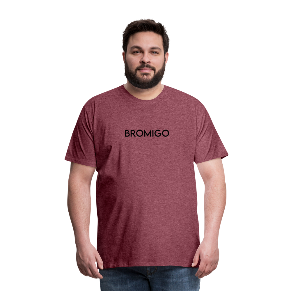 Men's Premium T-Shirt- LM- BROMIGO - heather burgundy