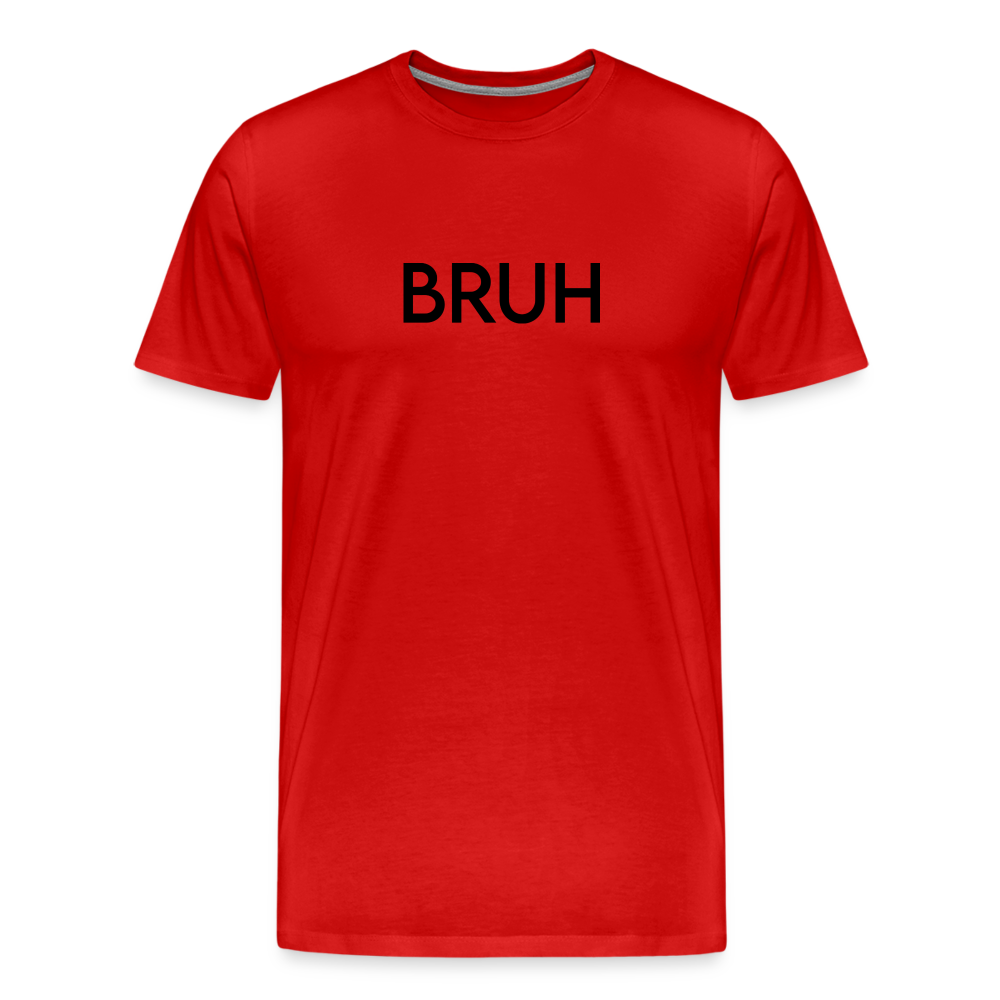 Men's Premium T-Shirt-LM _BRUH - red