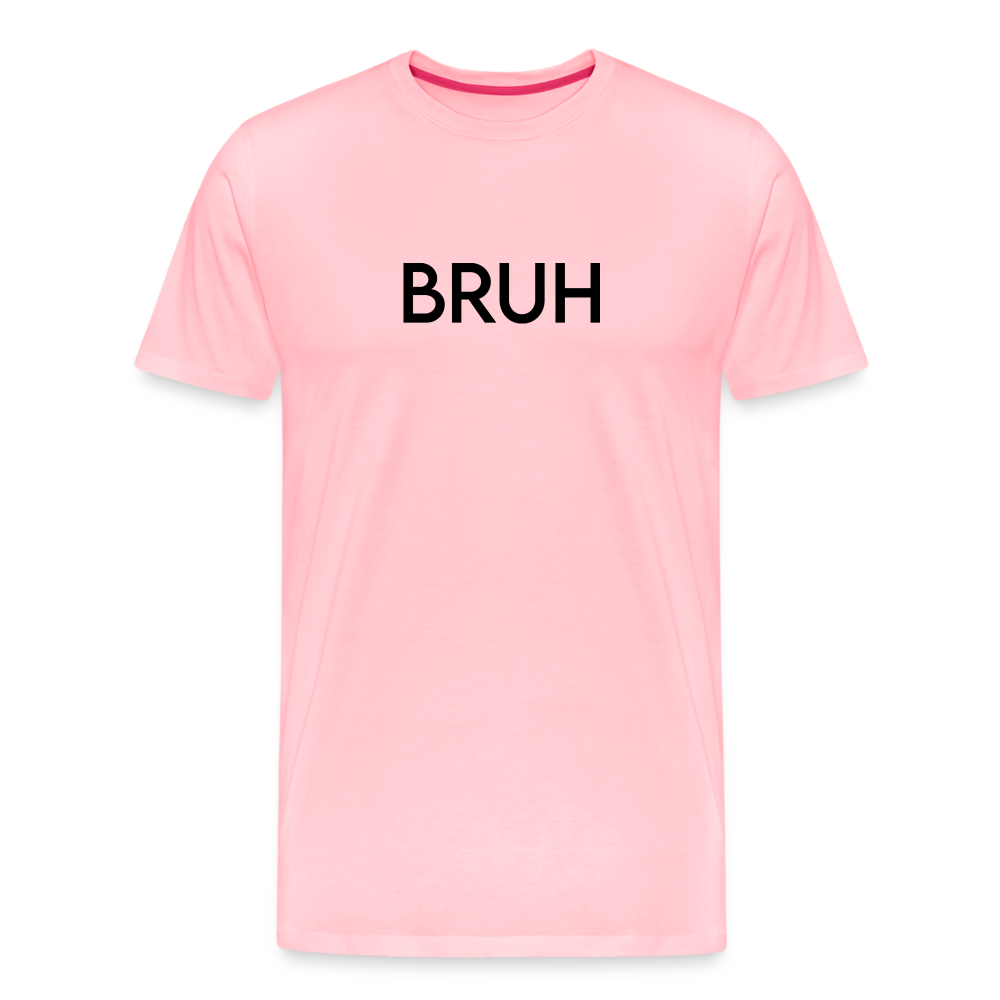 Men's Premium T-Shirt-LM _BRUH - pink