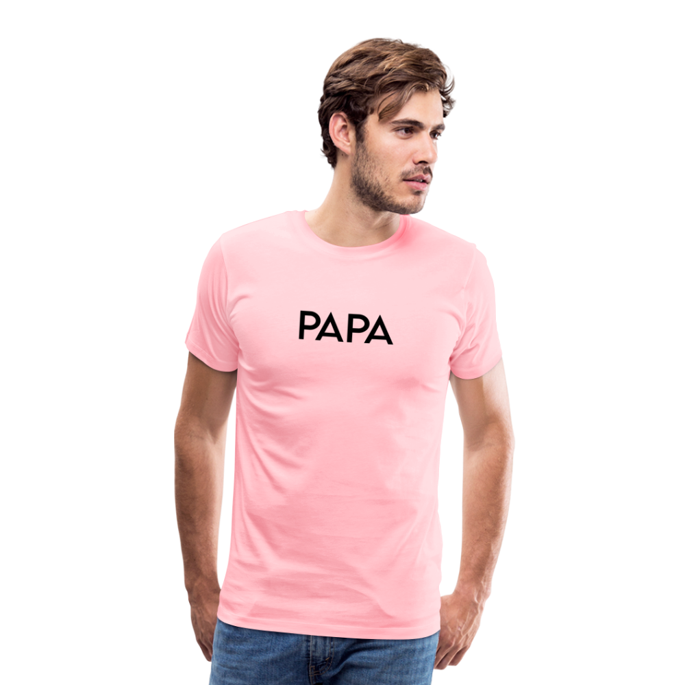 Men's Premium T-Shirt- LM -PAPA - pink