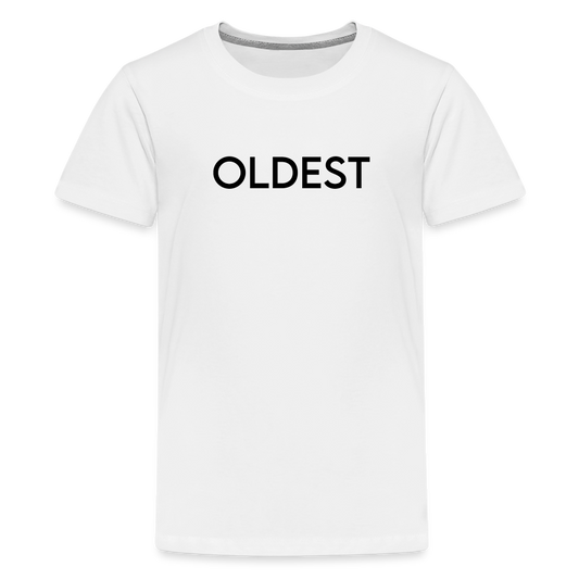 Kids' Premium T-Shirt BN OLDEST BLACK - white