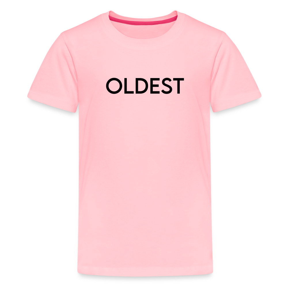 Kids' Premium T-Shirt BN OLDEST BLACK - pink