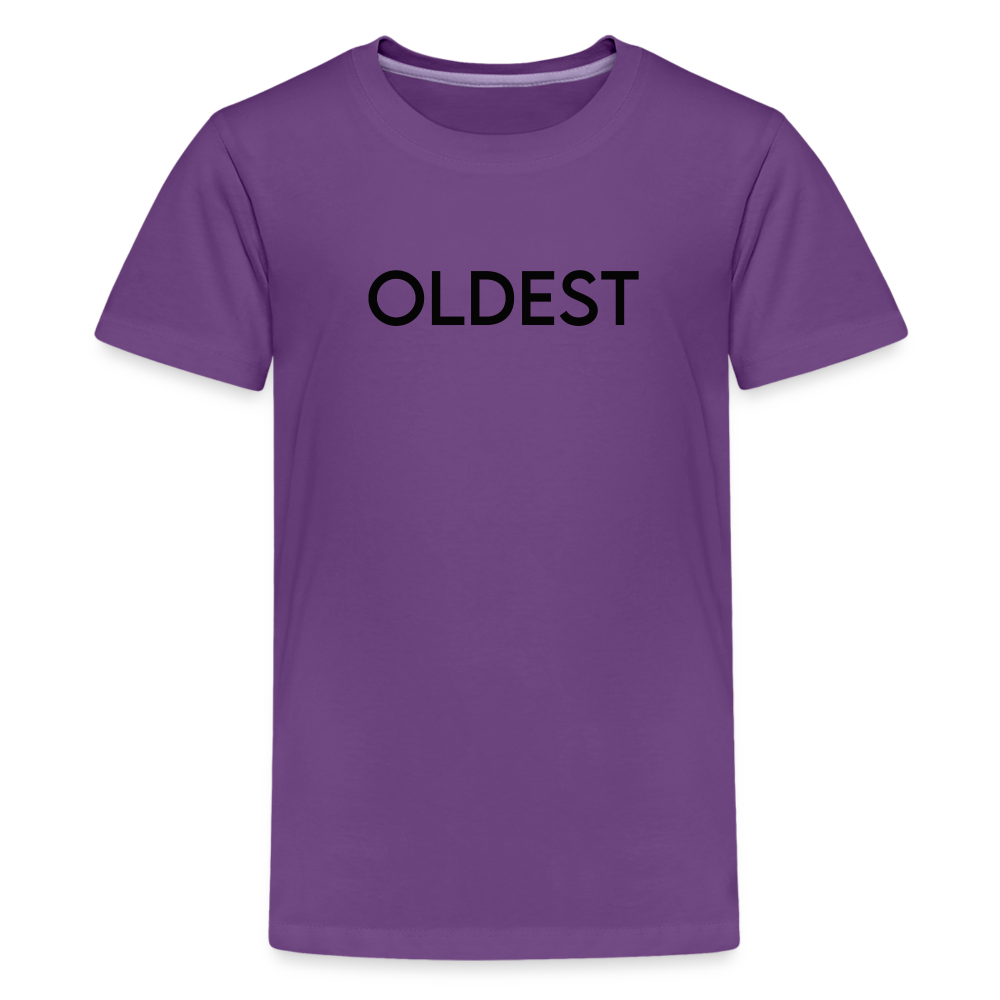 Kids' Premium T-Shirt BN OLDEST BLACK - purple