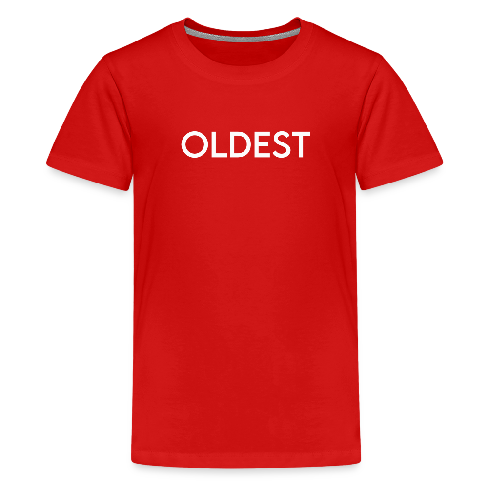 Kids' Premium T-Shirt BN OLDEST WHITE - red