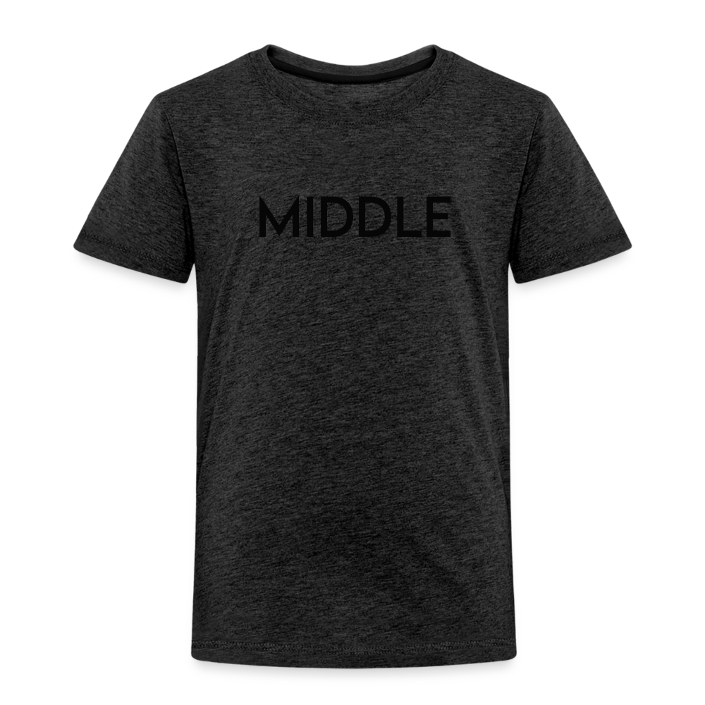 Toddler Premium T-Shirt BN MIDDLE BLACK - charcoal grey