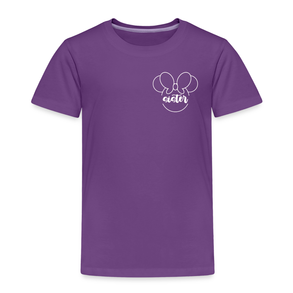 Toddler Premium T-Shirt BN MINNIE SISTER - purple