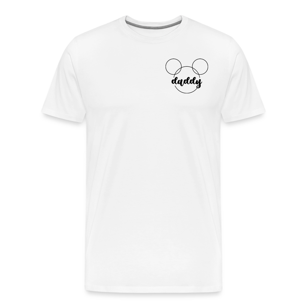 Men's Premium T-Shirt BN MICKEY DADDY - white