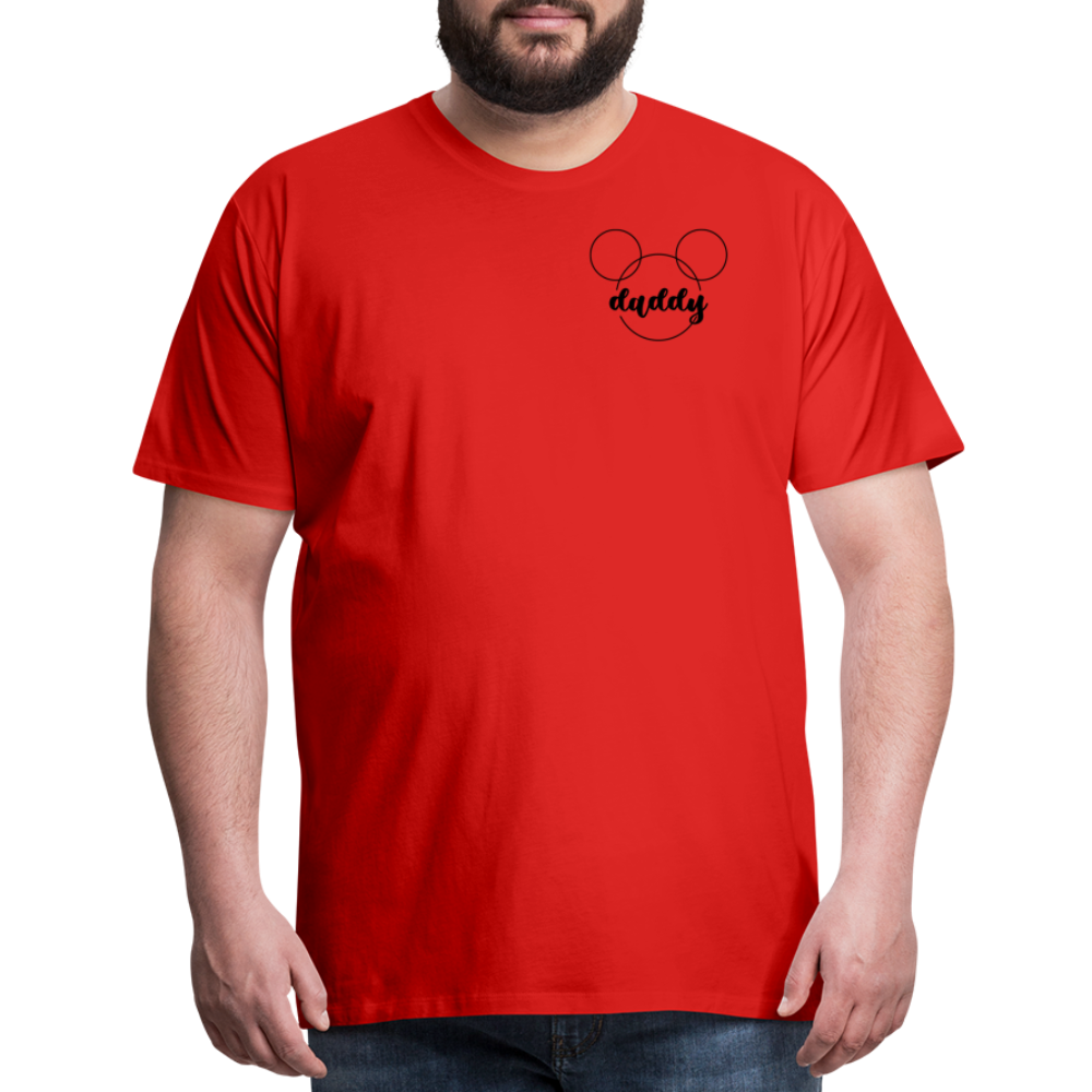 Men's Premium T-Shirt BN MICKEY DADDY - red