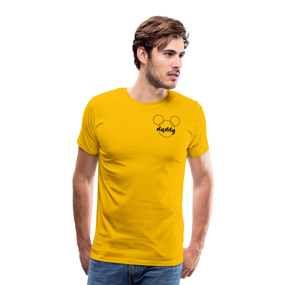 Men's Premium T-Shirt BN MICKEY DADDY - sun yellow
