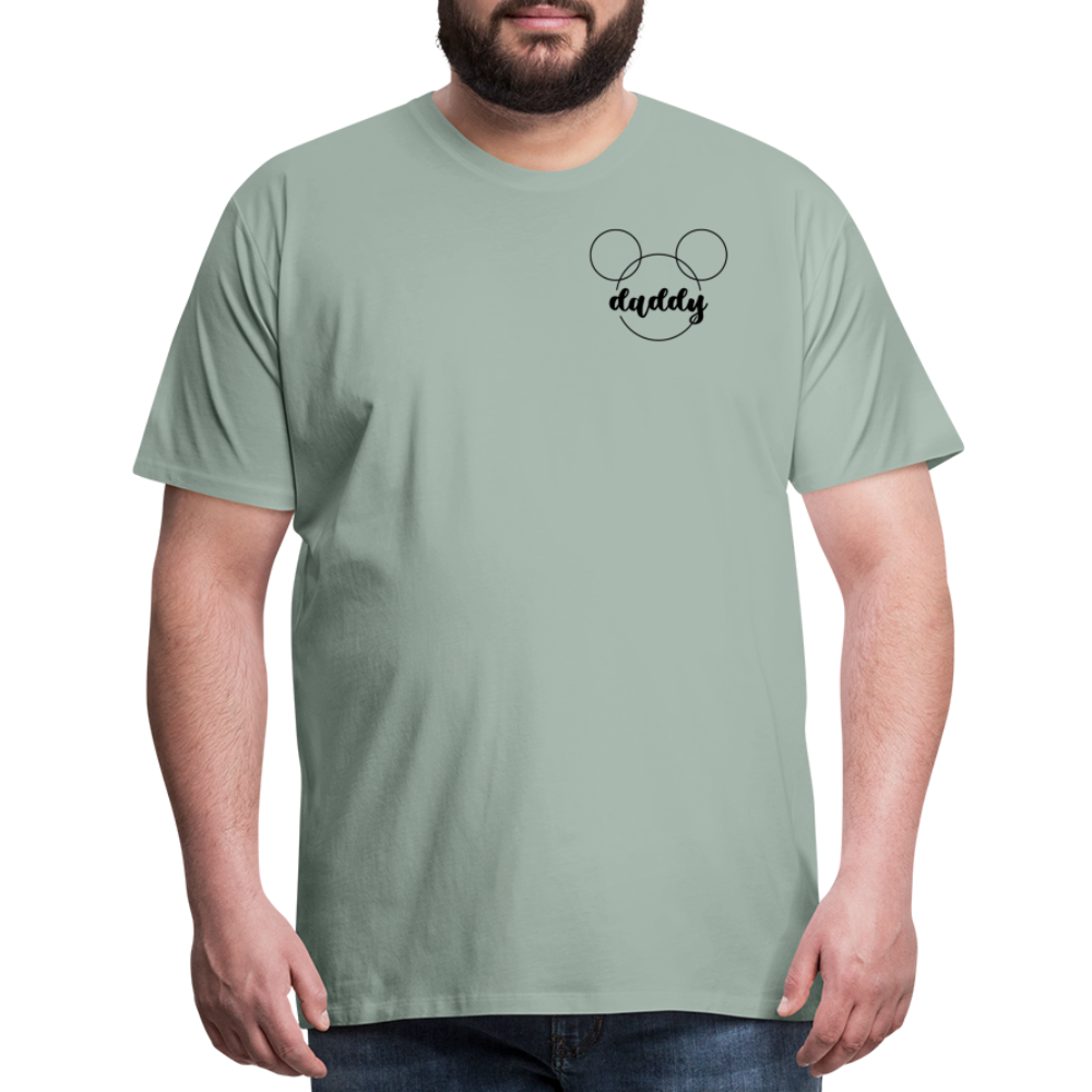 Men's Premium T-Shirt BN MICKEY DADDY - steel green