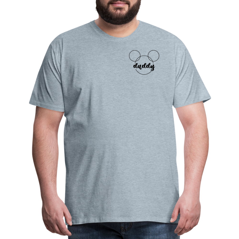 Men's Premium T-Shirt BN MICKEY DADDY - heather ice blue