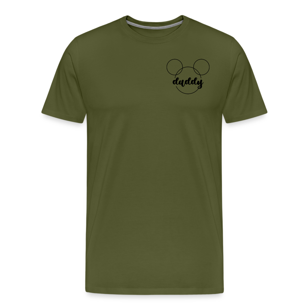 Men's Premium T-Shirt BN MICKEY DADDY - olive green