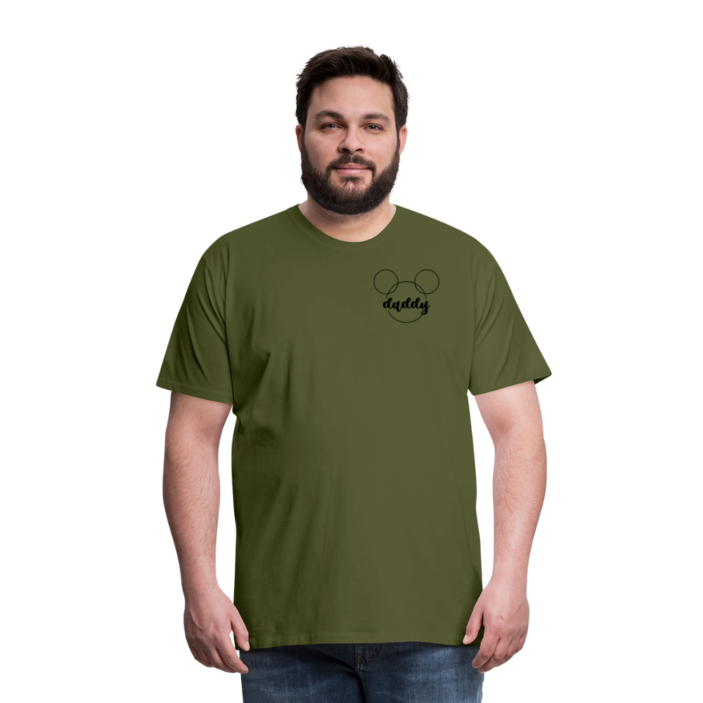 Men's Premium T-Shirt BN MICKEY DADDY - olive green