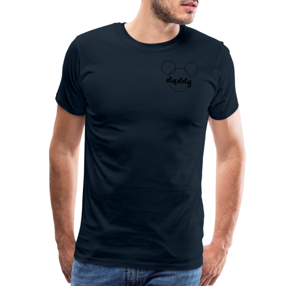 Men's Premium T-Shirt BN MICKEY DADDY - deep navy