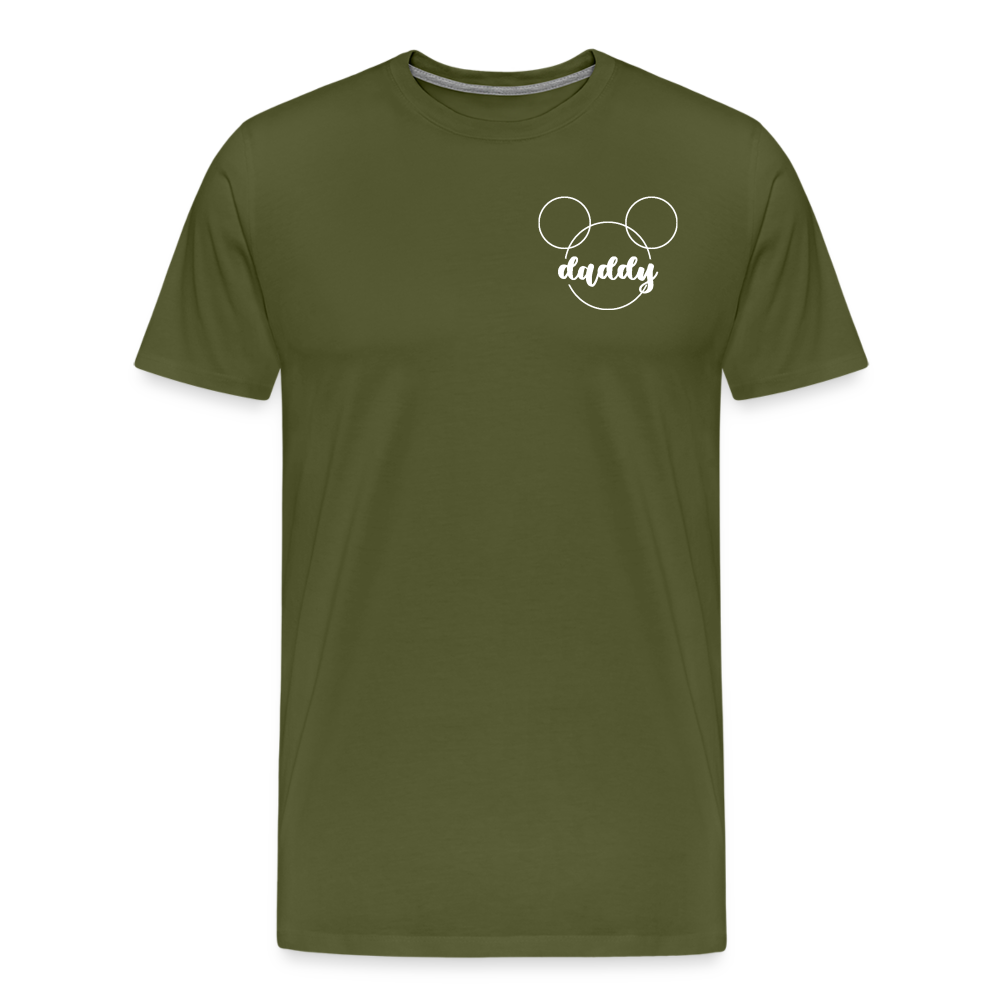 Men's Premium T-Shirt BN MICKEY DADDY BLACK - olive green