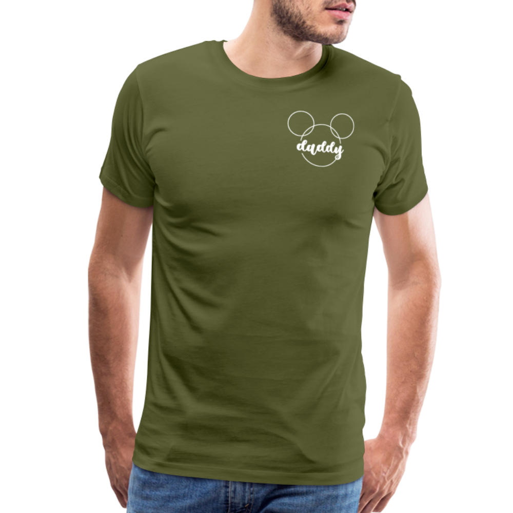 Men's Premium T-Shirt BN MICKEY DADDY BLACK - olive green