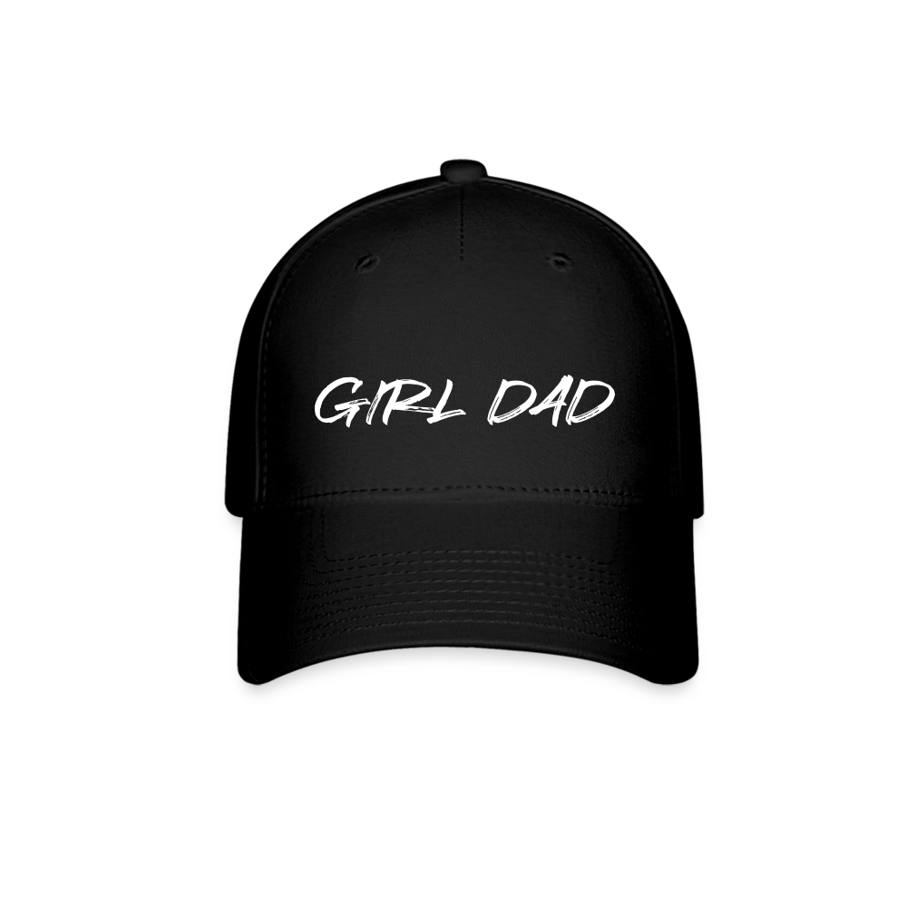 Baseball Cap GIRL DAD WHITE - black