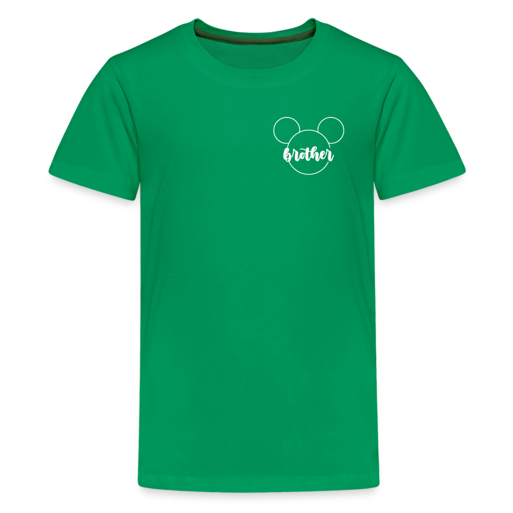 Kids' Premium T-Shirt BN MICKEY BROTHER - kelly green