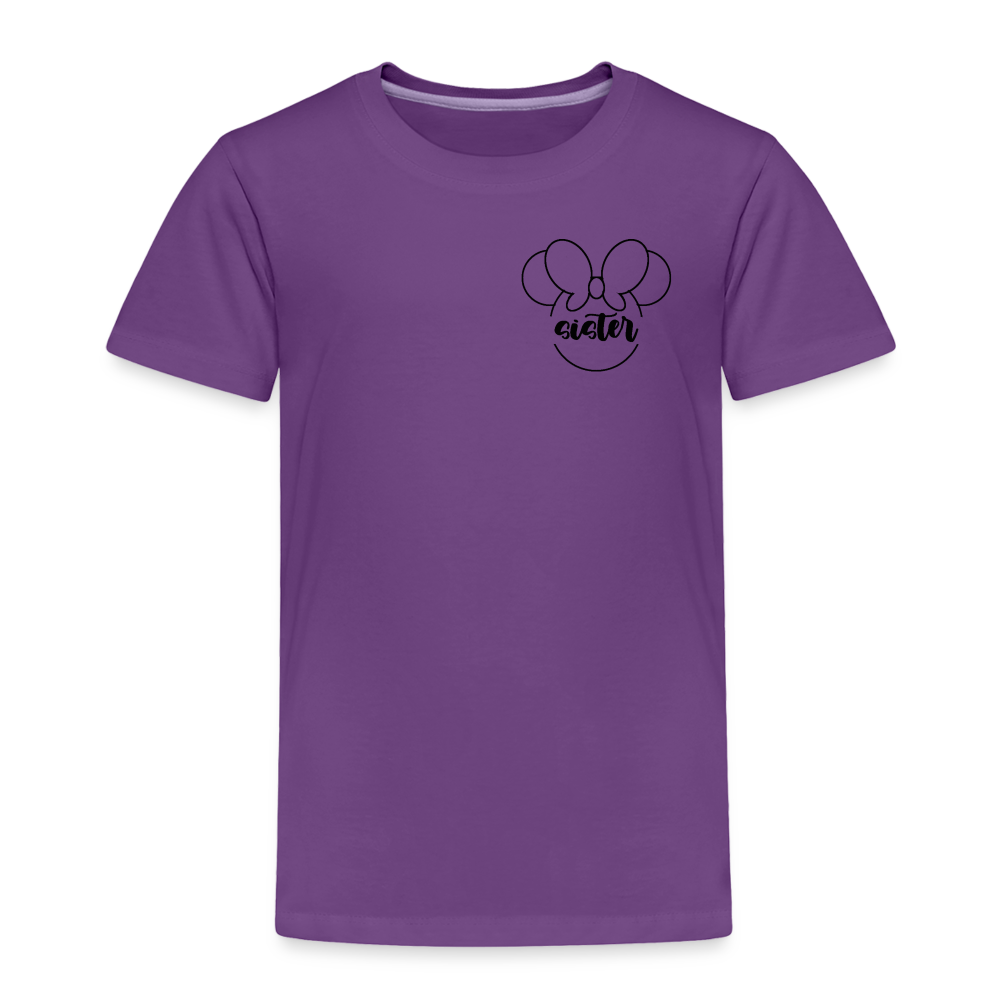 Toddler Premium T-Shirt BN MINNIE SISTER - purple