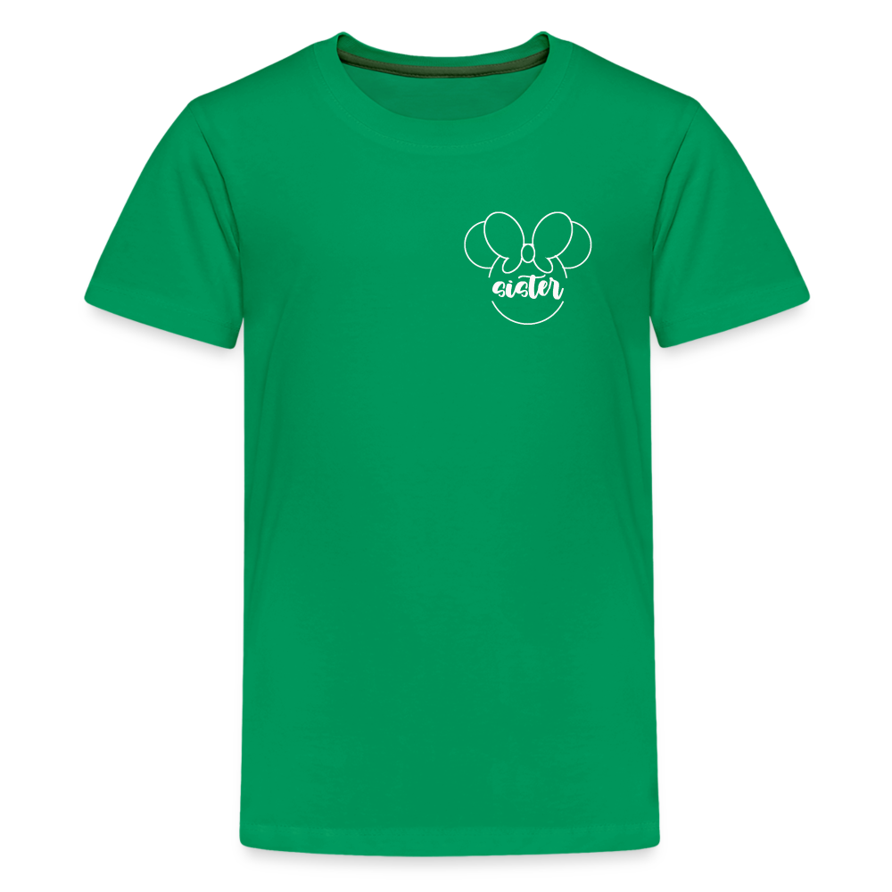 Kids' Premium T-Shirt BN MINNIE SISTER - kelly green
