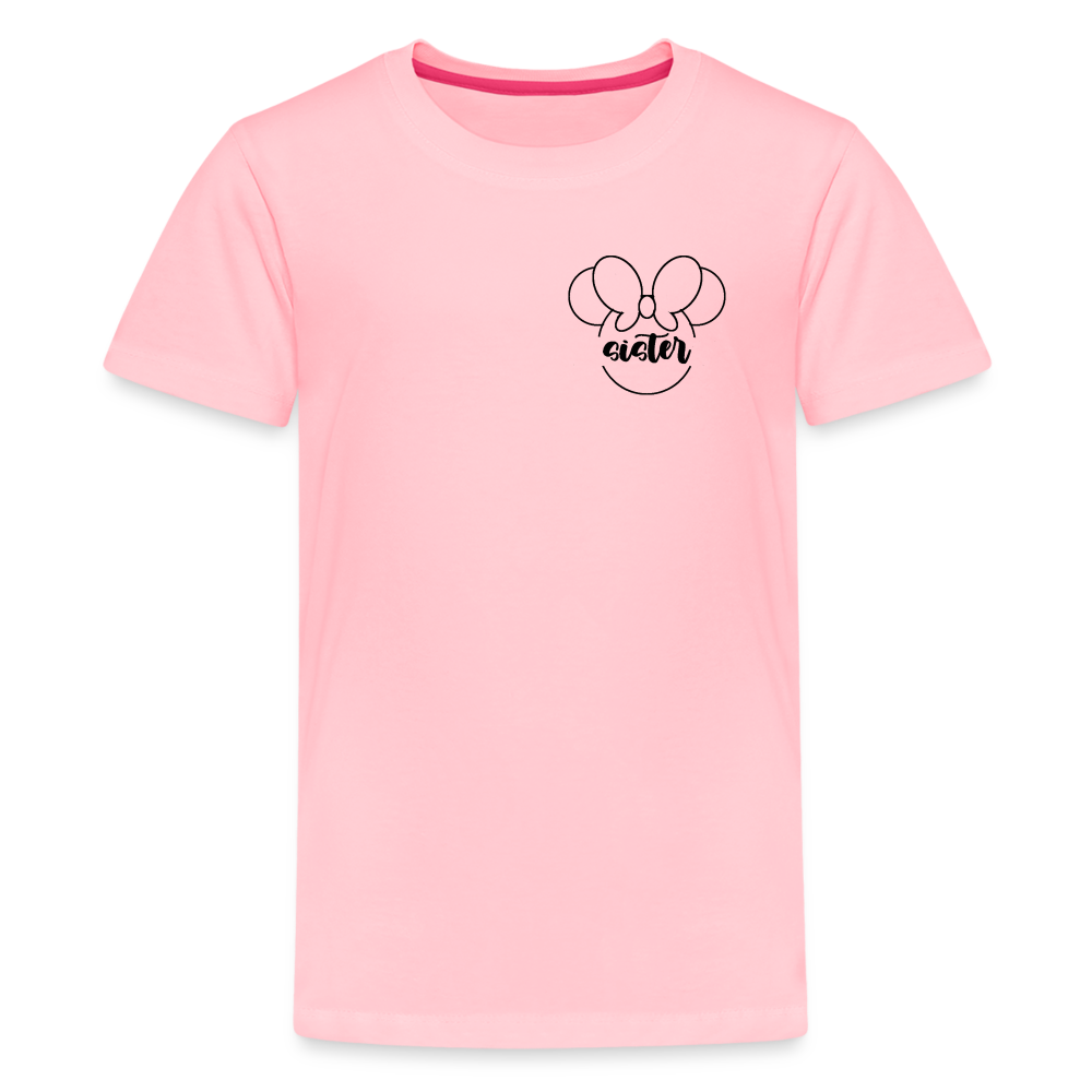 Kids' Premium T-Shirt BN MINNIE BLACK - pink